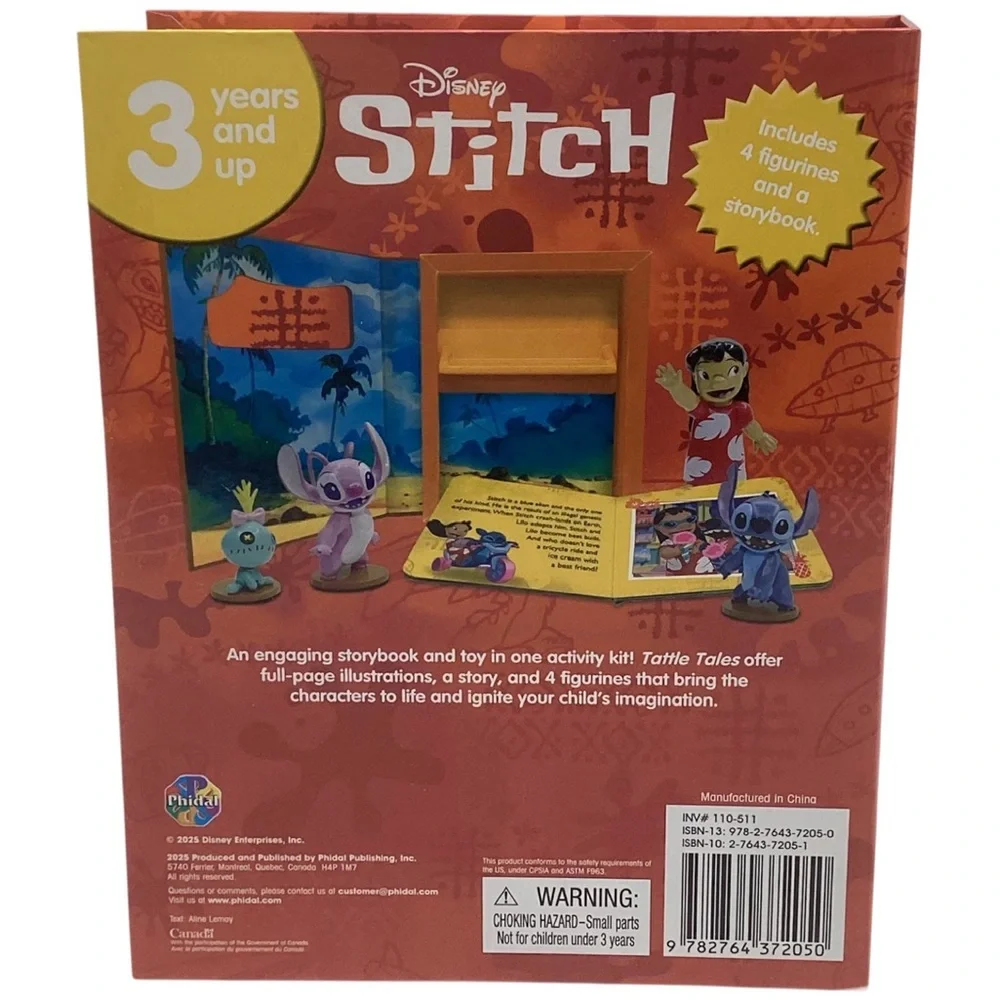 Disney’s Stitch “Tattle Tales” My Busy Book (NWT)